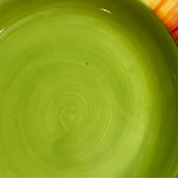 Certified International Nancy Green 1 Green Round Plate Replacement 8.5” wide - Picture 3 of 4